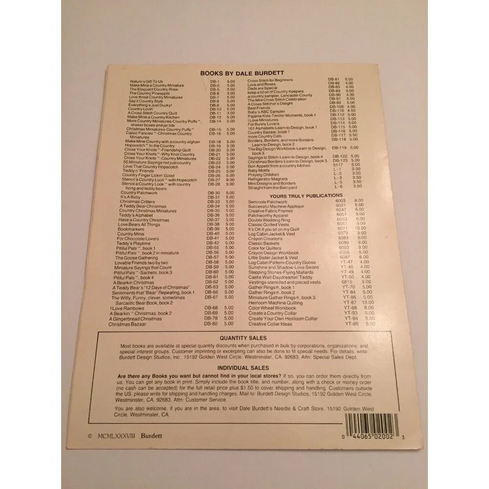 Praying Children By Dale Burdett Leaflet 2 Cross-stitch Pattern Preowned L-2